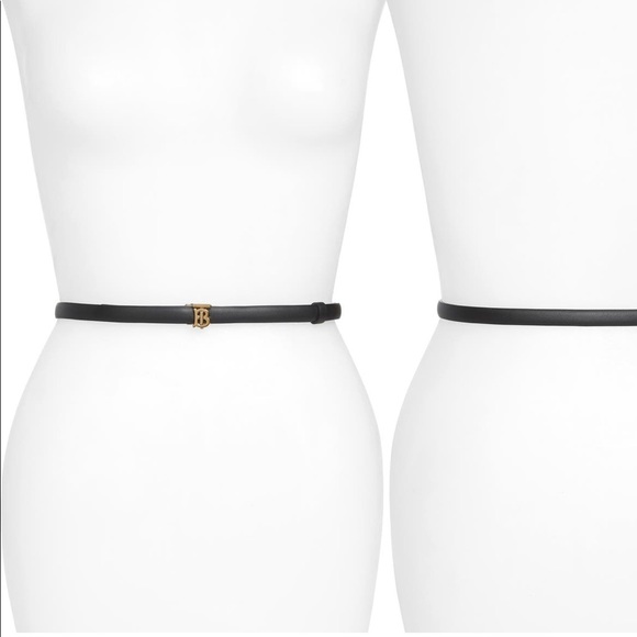 Burberry Accessories - BURBERRY Monogram Motif Reversible Leather Belt